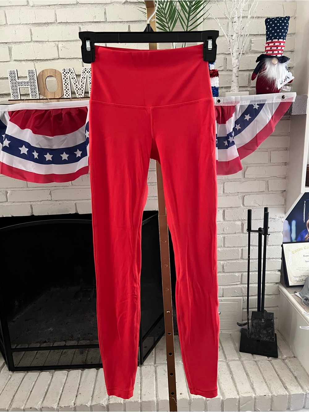 lululemon athletica Coral-Red Leggings Size 2